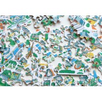 Puzzle 100 pièces - Paris Labyrinthes, Thibaut Rassat