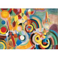 Puzzle 50 pièces - Hommage A Blériot, Delaunay