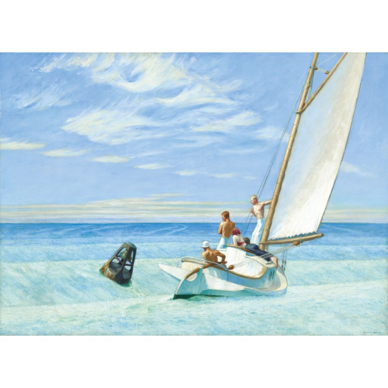 Puzzle 500 pièces - La Houle, Hopper