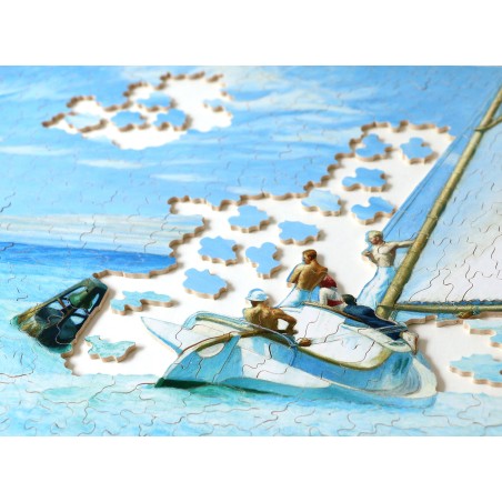 Puzzle 500 pièces - La Houle, Hopper