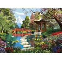 Puzzle 1000 pièces - Fuji Garden