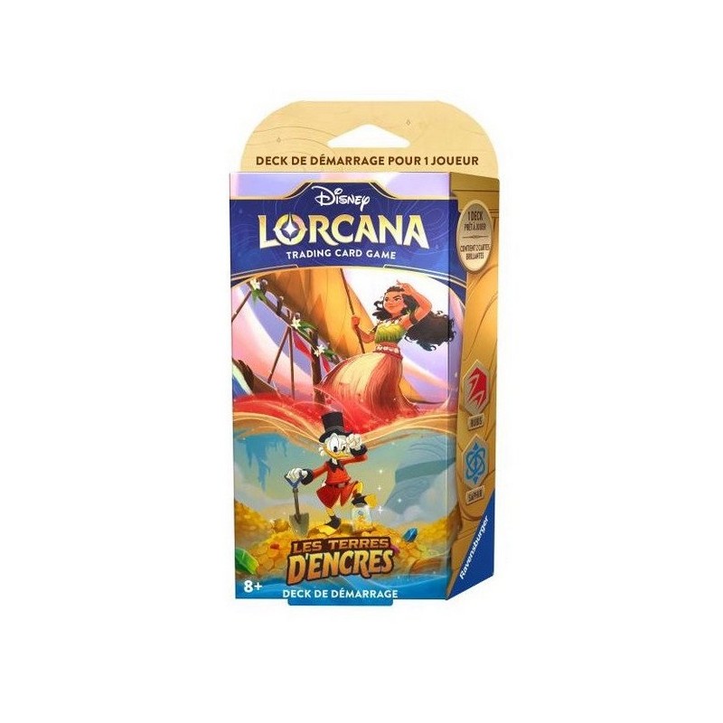 Deck de Démarrage Vaiana et Picsou - Lorcana : Les Terres d'Encres Deck de Démarrage Vaiana et Picsou - Lorcana : Les Terres d'Encres