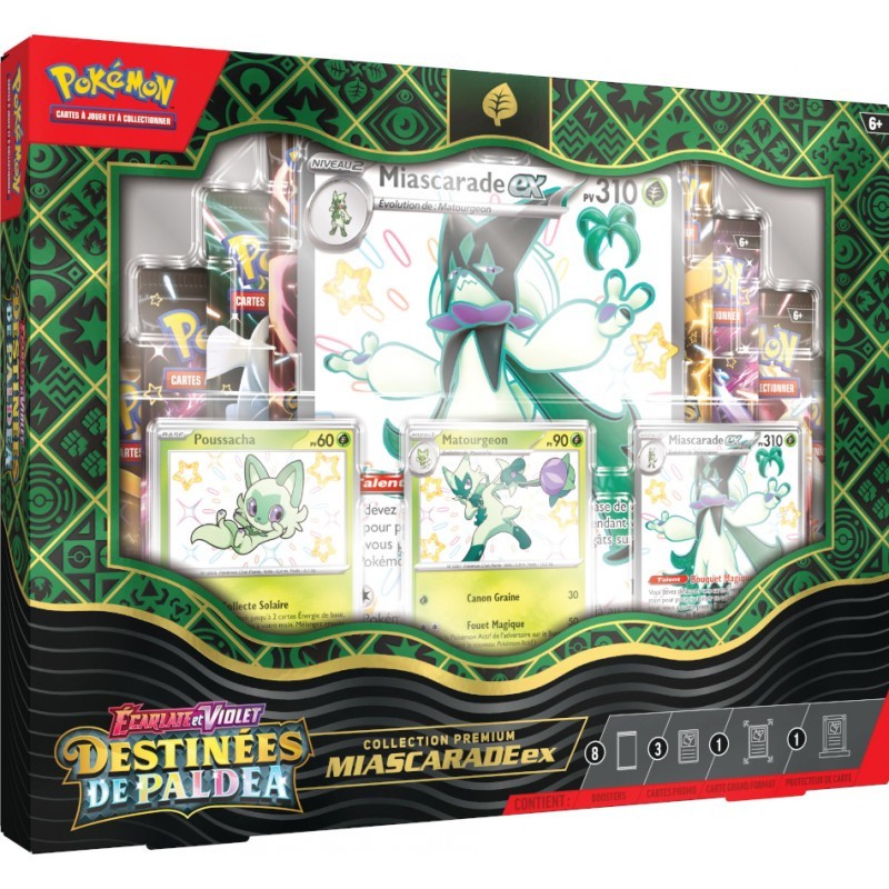 Coffret Pokémon Premium Destinées de Paldea Coffret Pokémon Premium Destinées de Paldea