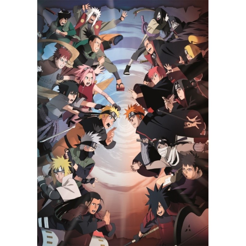 Puzzle 1000 pièces - Naruto Shippuden Akatsuki