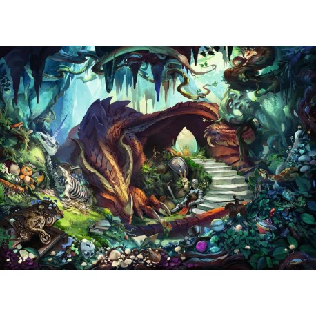 Puzzle759 pièces ESCAPE - Dans la Grotte du Dragon