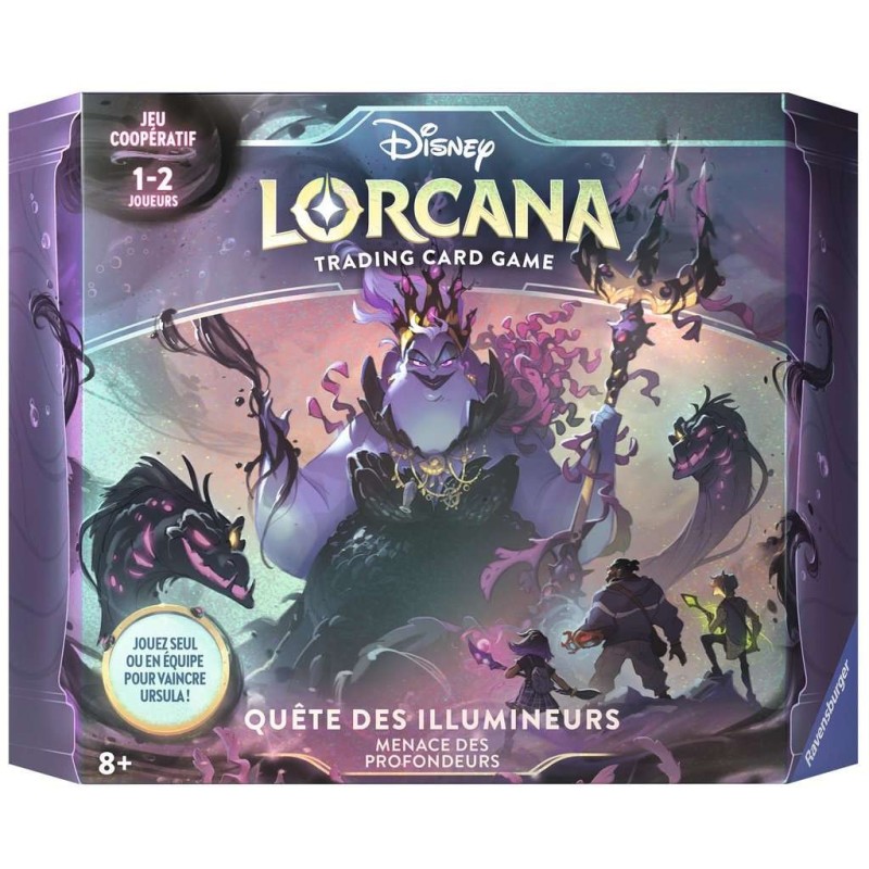 Coffret Lorcana Set 4 - Quête des Illumineurs : Menace des Profondeurs Coffret Lorcana Set 4 - Quête des Illumineurs : Menace des Profondeurs