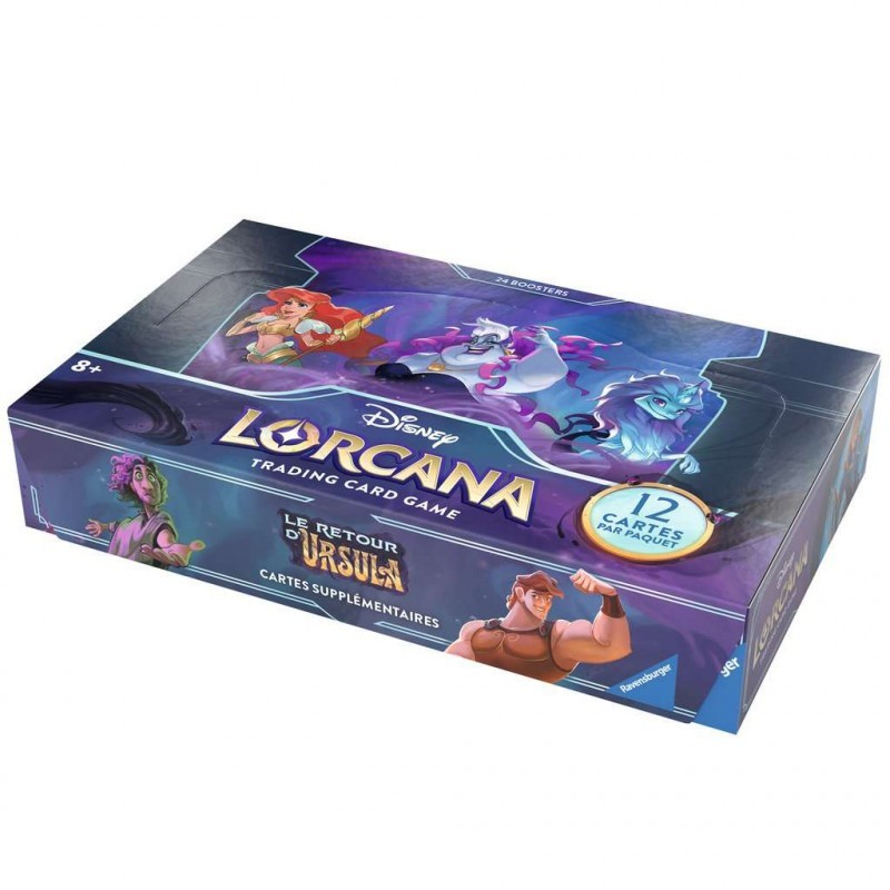 Display Lorcana Chapitre 4 - Le retour d'Ursula (Boosters x24) Display Lorcana Chapitre 4 - Le retour d'Ursula (Boosters x24)