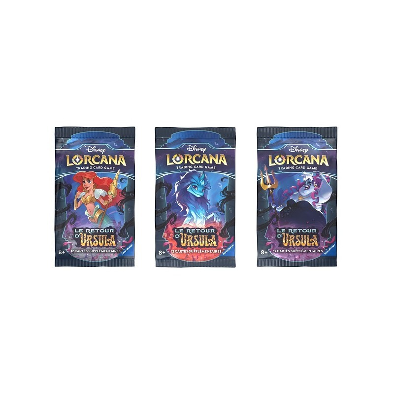 Booster Lorcana set4: Le retour d'Ursula Booster Lorcana set4: Le retour d'Ursula