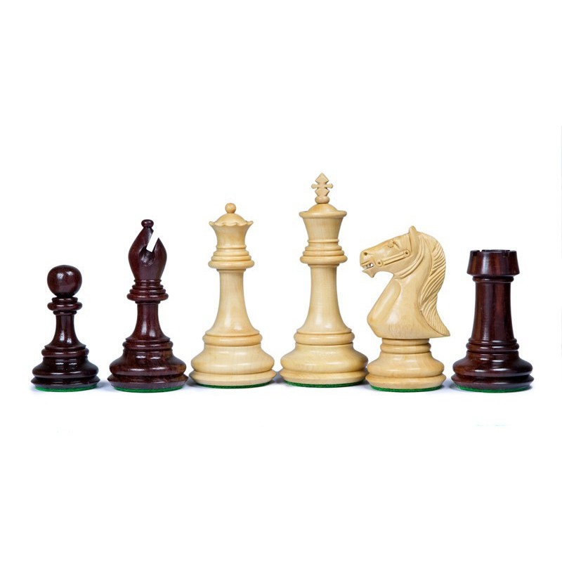 Pièces d'Echecs Bevelled Palissandre - Taille 6