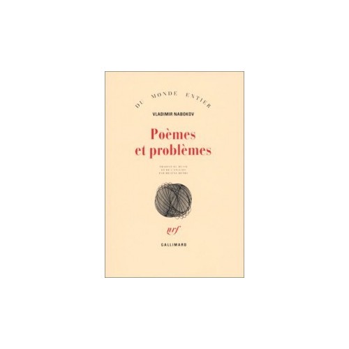 NABOKOV - Poèmes et problèmes