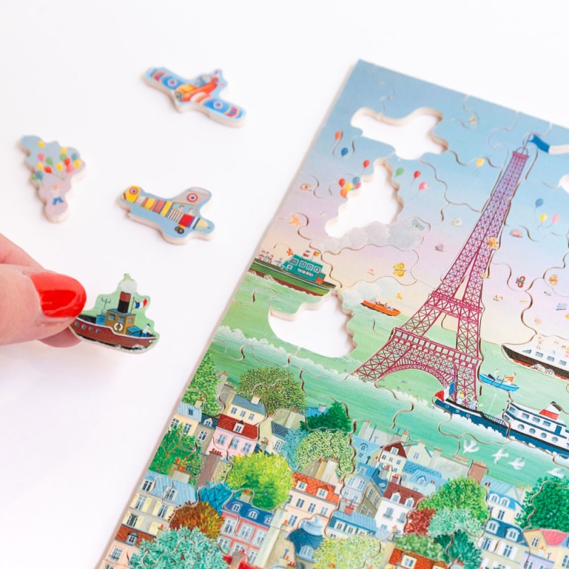 Puzzle d'art en bois 1500 pièces Michèle Wilson - Le Lorrain : La