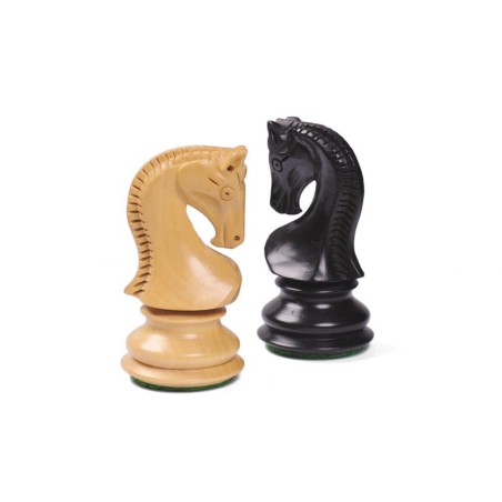 Pièces d'Echecs Fischer Russes Knight Black - Taille 5