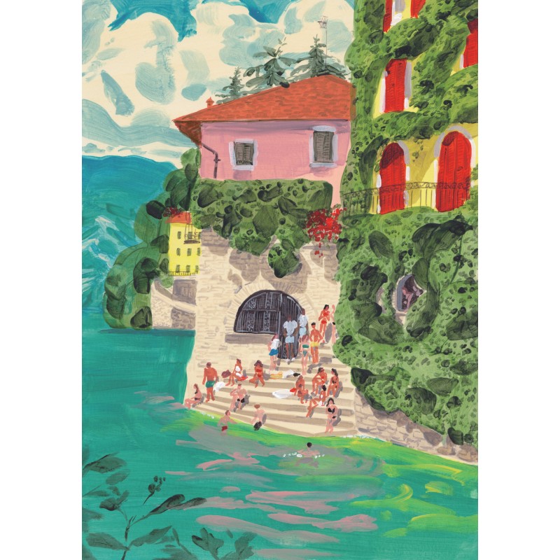 Puzzle 300 pices - Lac De Come Noritake Puzzle 300 pices - Lac De Come Noritake