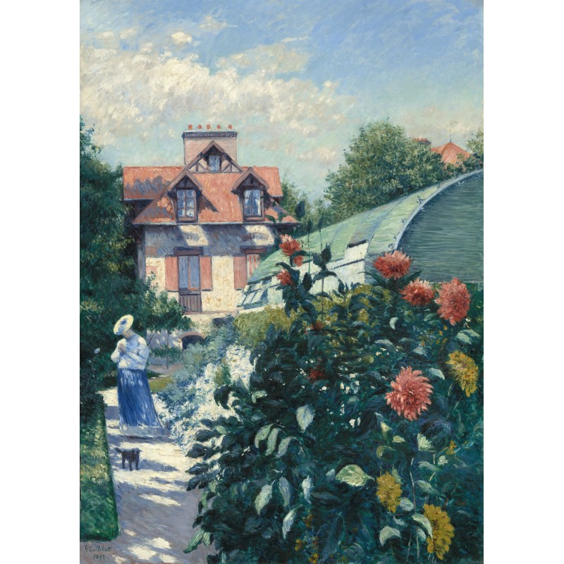 Puzzle 500 pices - Les Dalhias Gustave Caillebotte Puzzle 500 pices - Les Dalhias Gustave Caillebotte