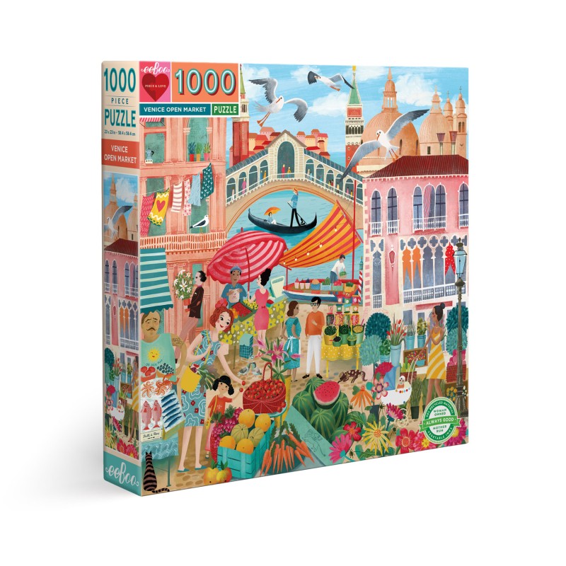 Puzzle 1000 pices - Venice Open Market Puzzle 1000 pices - Venice Open Market