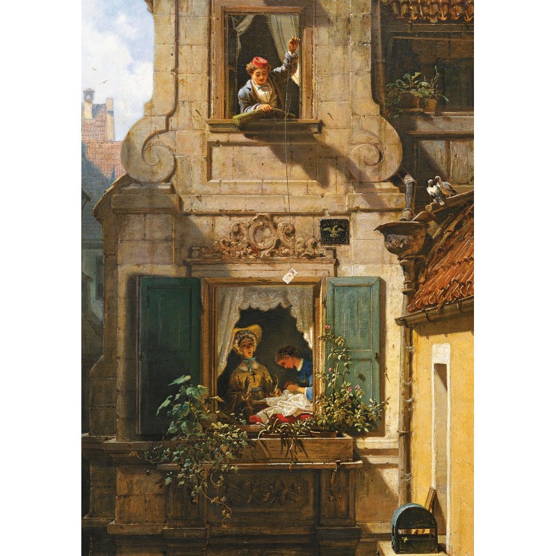 Puzzle 1000 pices - Spitzweg - Lettre D'Amour Puzzle 1000 pices - Spitzweg - Lettre D'Amour
