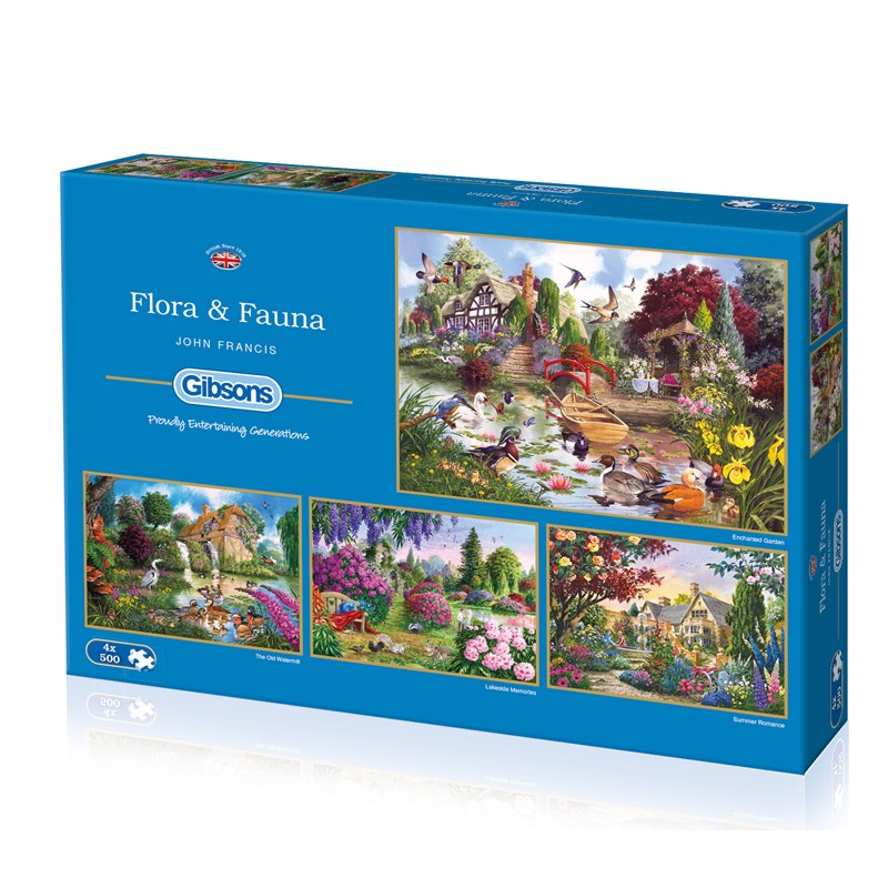 Puzzle 500 pices - Flora & Fauna 4X5 Puzzle 500 pices - Flora & Fauna 4X5