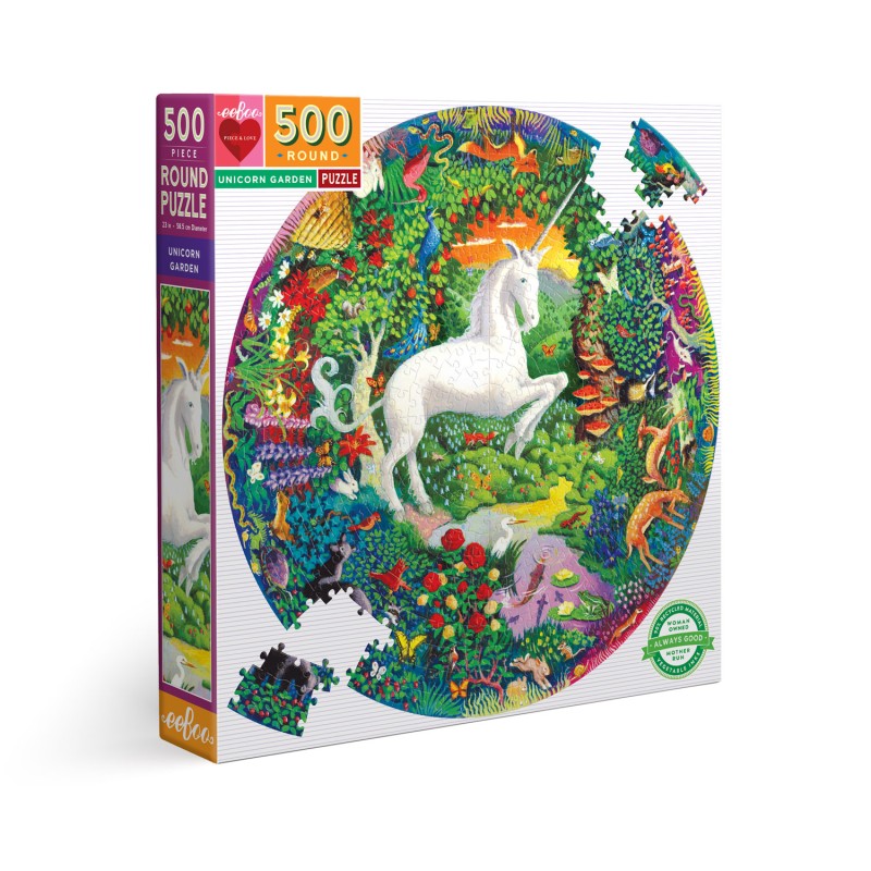 Puzzle 500 pices - Unicorn Garden Puzzle 500 pices - Unicorn Garden