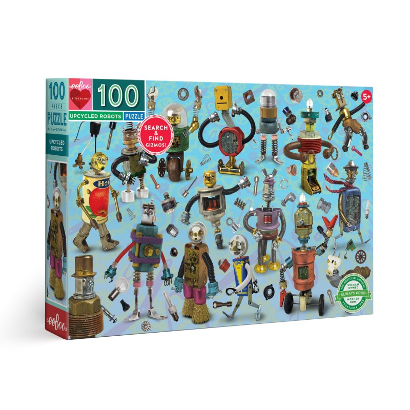 Puzzle 100 pices - Robots Recycles Puzzle 100 pices - Robots Recycles