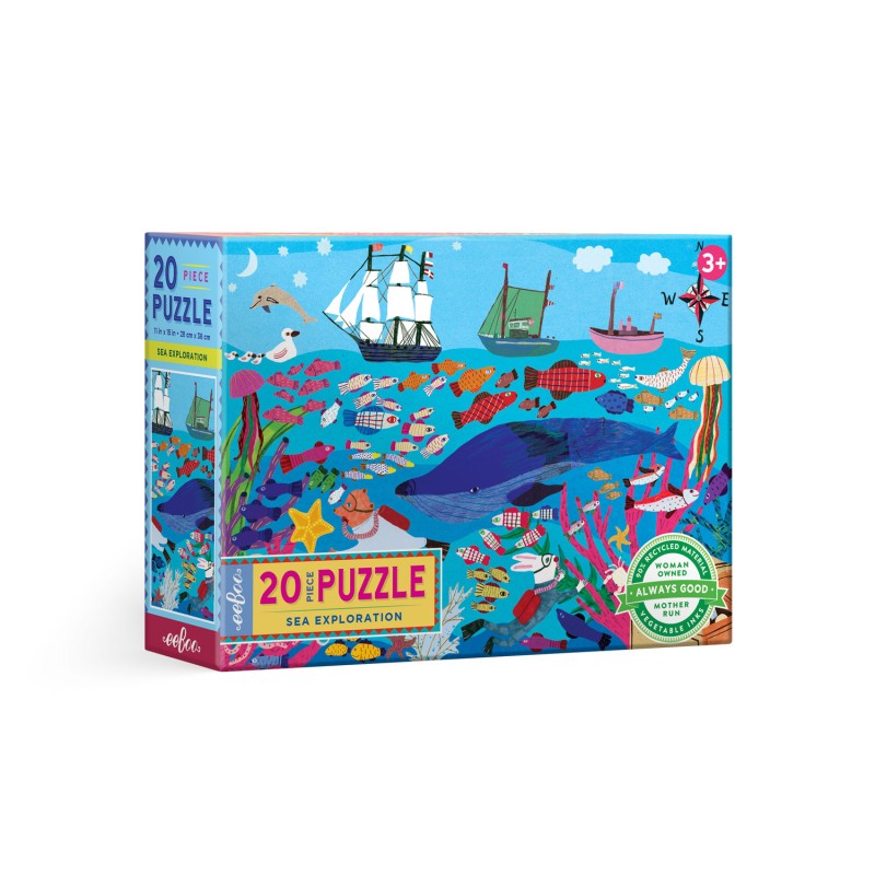 Puzzle 20 pices - Exploration Marine Puzzle 20 pices - Exploration Marine