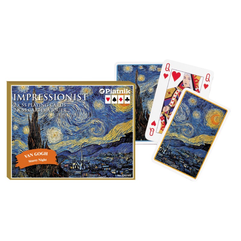 Van Gogh - Nuit Etoilee 2X55 Cartes Van Gogh - Nuit Etoilee 2X55 Cartes