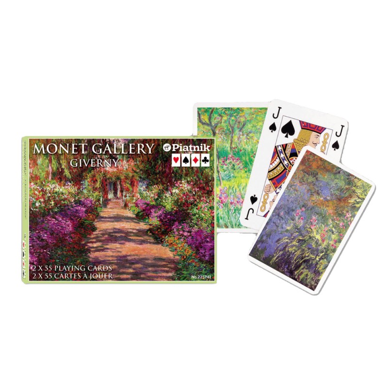 Monet - Giverny Coffret 2X55 Cartes Monet - Giverny Coffret 2X55 Cartes