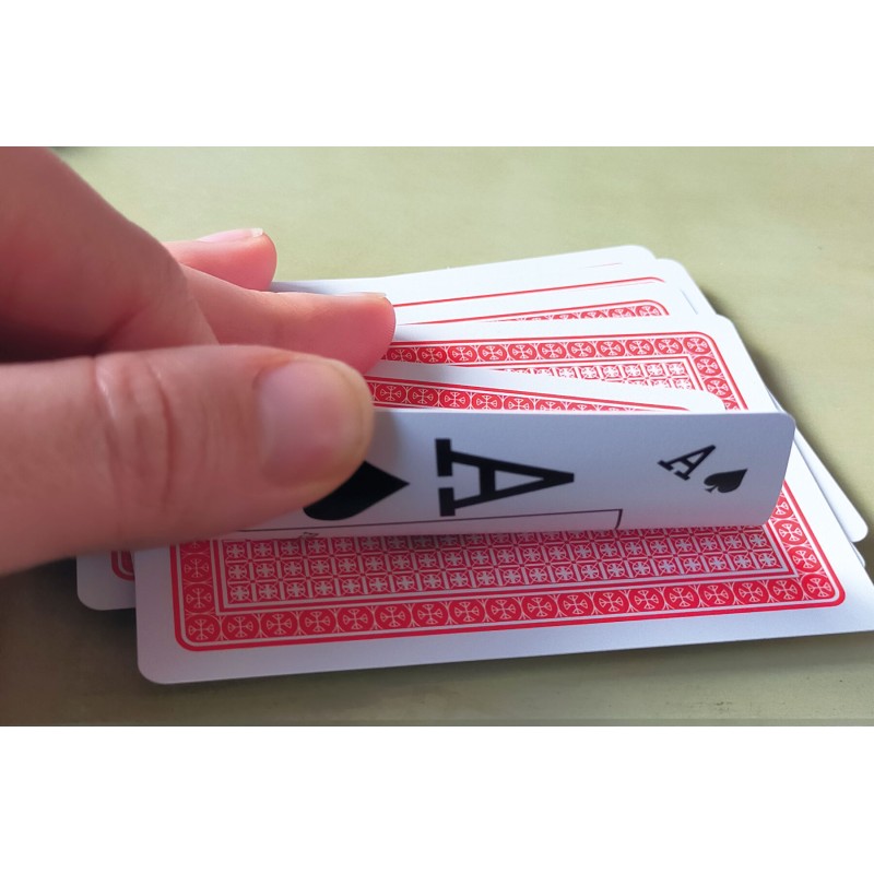 Relaxdays Jeu De Cartes Poker En Plastique 54 Pièces – Imperméable, Anti-Pli, Anti-Déchirure Pour Texas Hold’em Et Skat