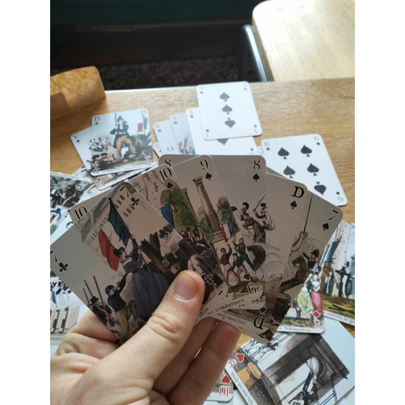 Lot De 100 Cartes Françaises - Version Française, Pour Jeux Et Collection