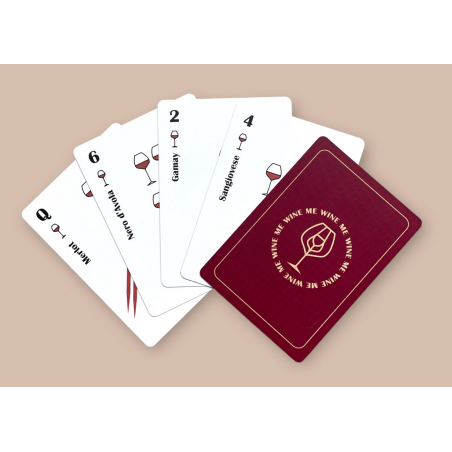 Cartes à Jouer WINE ME (Version Anglaise)