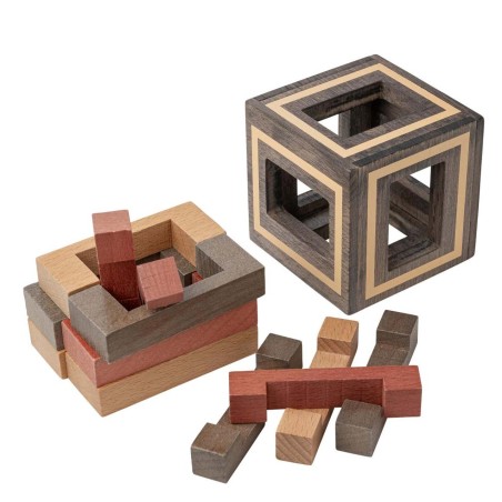 Casse Tête en Bois Kongming Frame