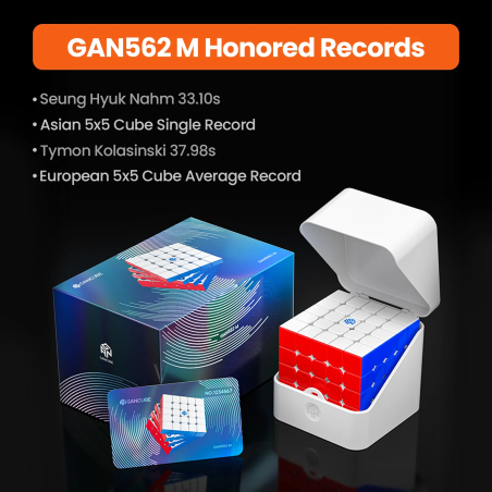 Cube 5x5 GAN562 Magnétique Frosted