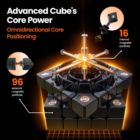 Cube 5x5 GAN562 Magnétique Frosted