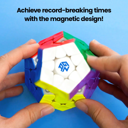 Cube GAN Megaminx Maglev Frosted Black