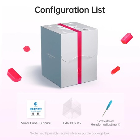 Cube GAN Mirror M Fuchsia UV