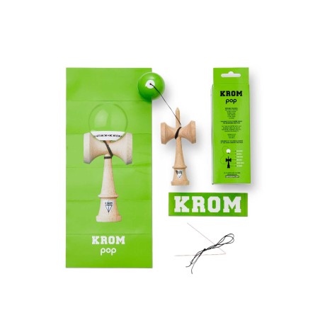 Kendama Krom Pop Lol Lime Green