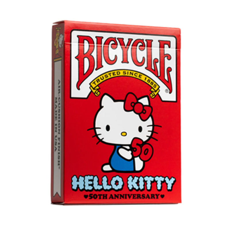 Cartes Bicycle Hello Kitty 50th Anniversary