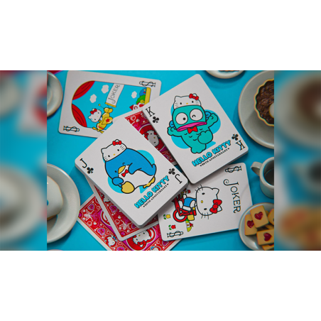 Cartes Bicycle Hello Kitty 50th Anniversary