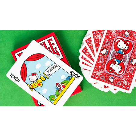 Cartes Bicycle Hello Kitty 50th Anniversary
