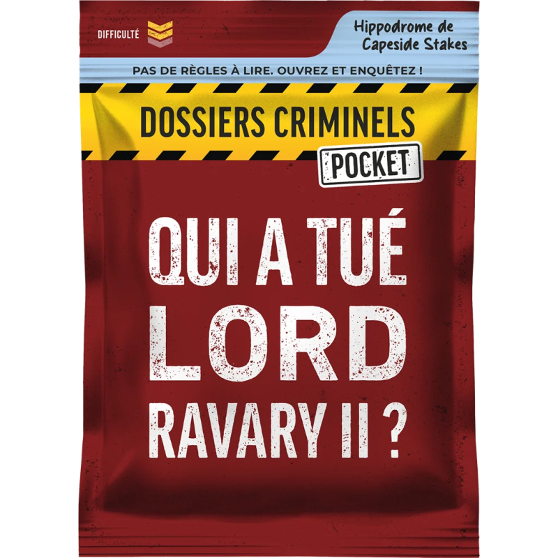 Dossiers Criminels : Qui a tué Lord Ravary II ? (DC Pocket 2)