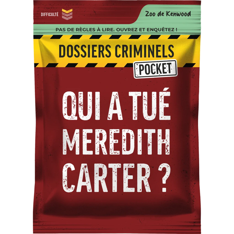 Dossiers Criminels : Qui a tué Meredith Carter ? (DC Pocket 1)