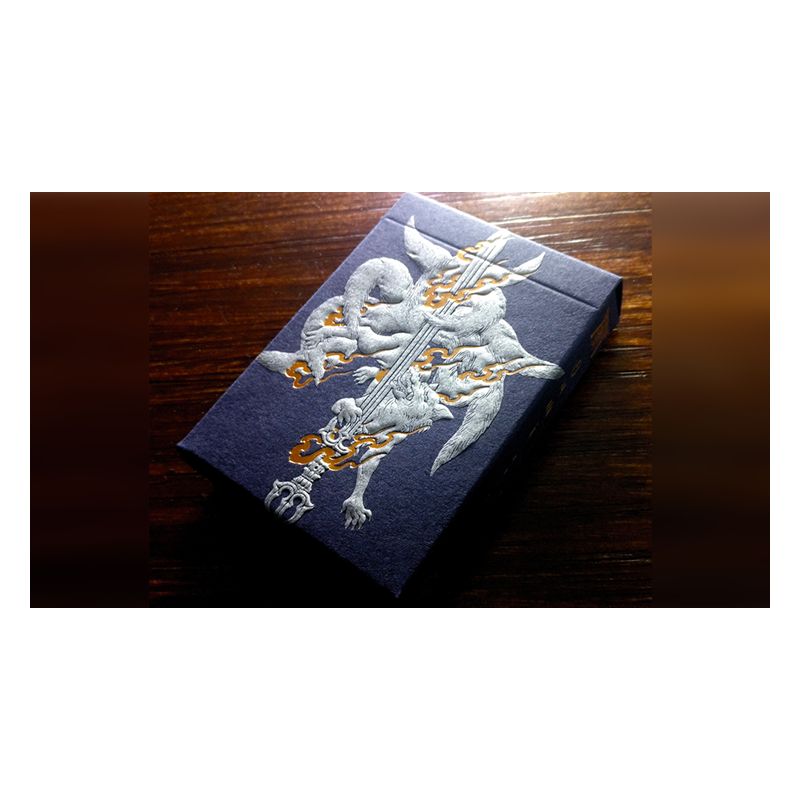 Cartes Bicycle Sumi Kitsune Blue