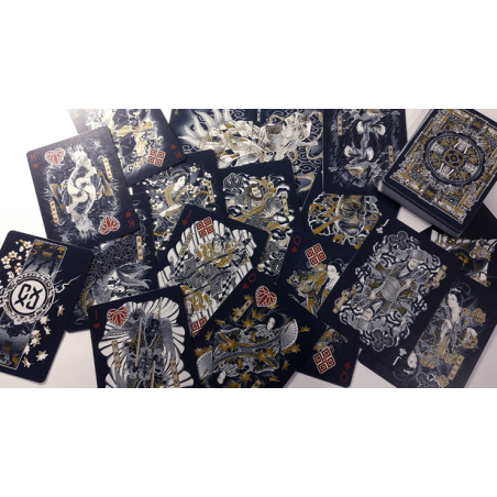 Cartes Bicycle Sumi Kitsune Blue