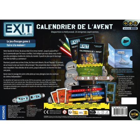 EXIT Calendrier de l'Avent 2025 : Disparation à Hollywood