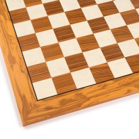 Echiquier Bois Olivier Deluxe - Taille 5