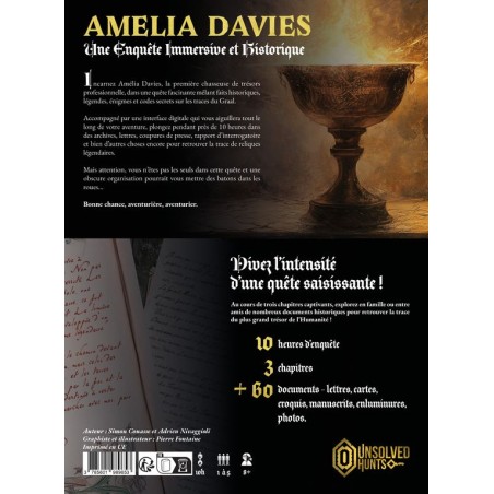 Amelia Davies : la Quête du Graal