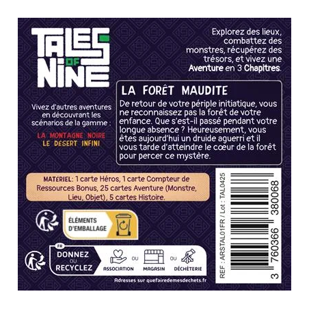 Tales of Nine 2 : La Forêt Maudite
