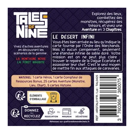 Tales of Nine 3 : Le Désert Infini