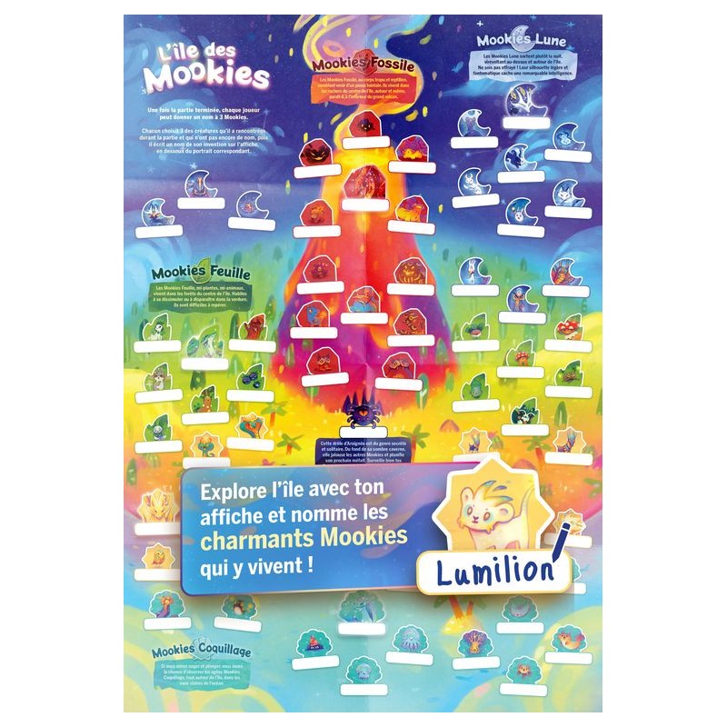 L’Île Des Mookies – Jeu De Société Enfants 4 Ans – 2 Joueurs – Observation Et Collection – Scorpion Masqué