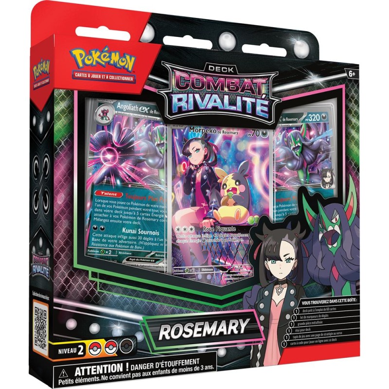 Pokémon Deck Combat Rivalité – Rosemary / Pierre