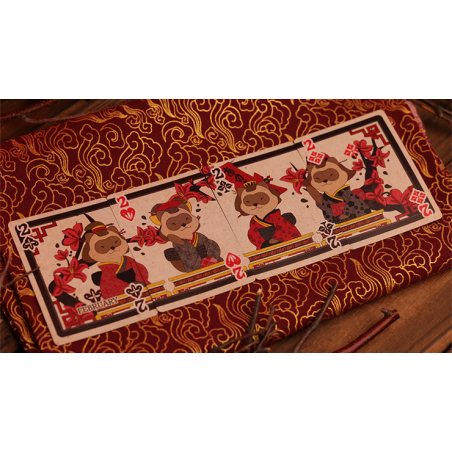 Cartes Tanuki Yukaku Collection - Hanafuda Design